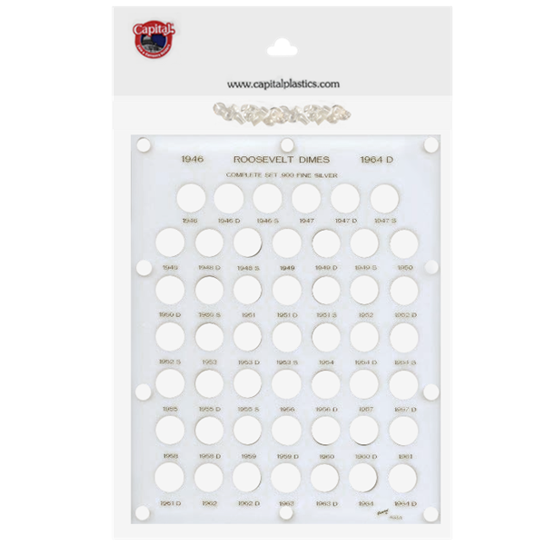 Roosevelt Dimes 1946-1964 Silver Set