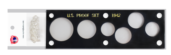 U.S. Proof Set 1942 (2 Nickel Openings)