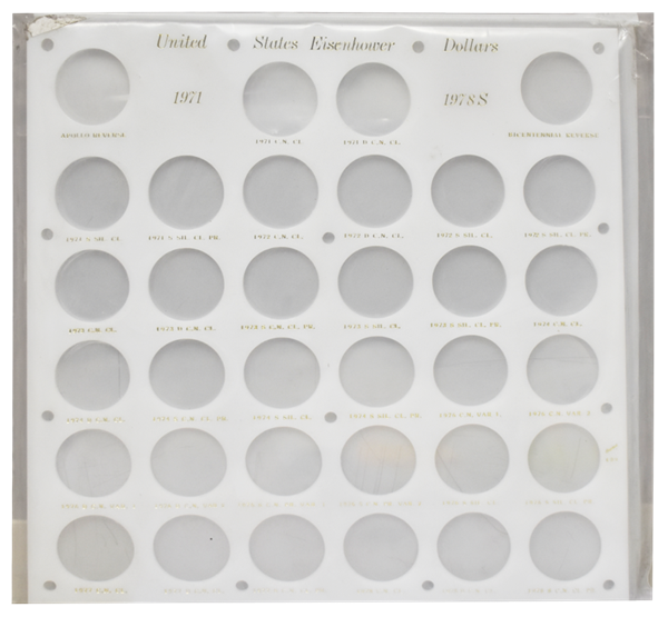 Complete Eisenhower Dollar Set (Two Reverses)