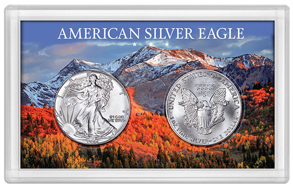 ASE Frosty Case - Snow-Capped Mountain - Holds 2 ASE Coins