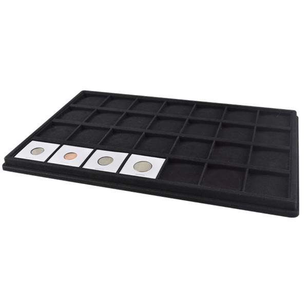 Black 2x2 Universal Display Tray - 28 slots