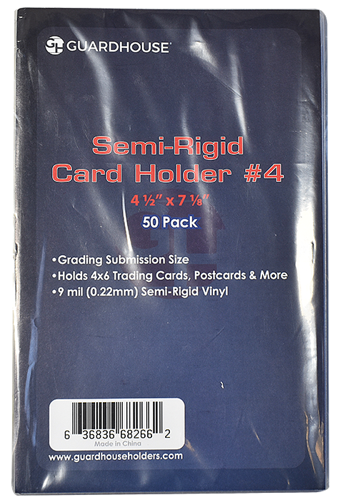 Guardhouse Semi-Rigid Card Sleeve #4 (.22)