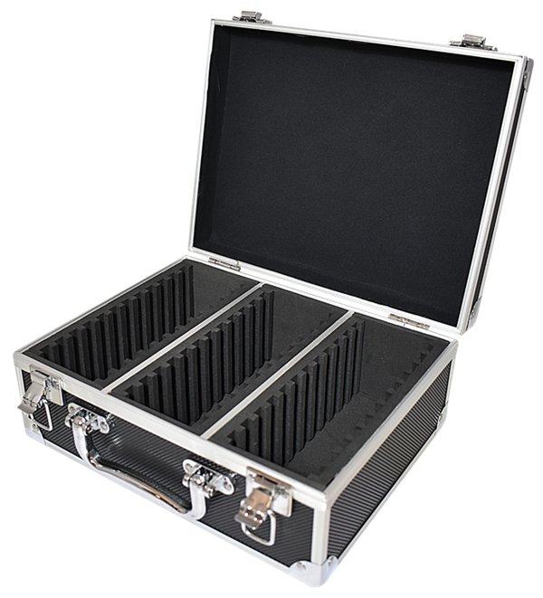 36 Slab Black & Aluminum Box - Side Handle