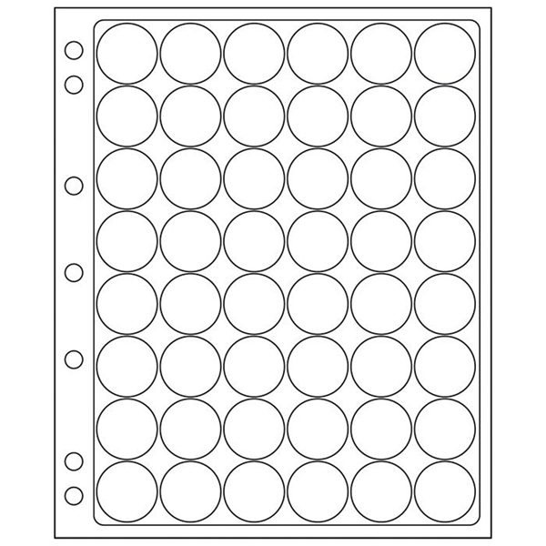 48 slots ENCAP Clear Coin Capsules Pages 24/25mm (Fits Guardhouse S, Airtite A)