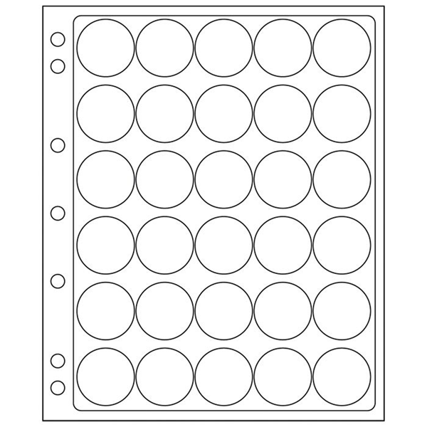 30 slots ENCAP Clear Coin Capsules Pages 30/31  (Fits Guardhouse M, Airtite T)