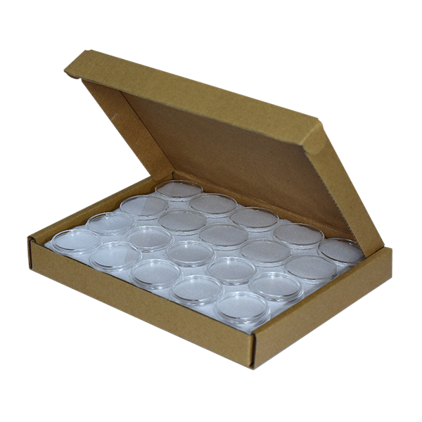 Silver Round 39mm Direct-Fit Guardhouse coin holders-50 per pack (L dia) / 50 per box.