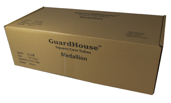 Guardhouse Medallion Coin Tube - H66-100 Pack