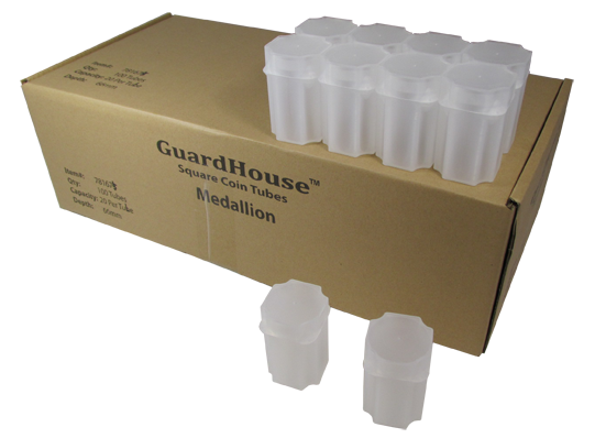 Guardhouse Medallion Coin Tube - H66-100 Pack