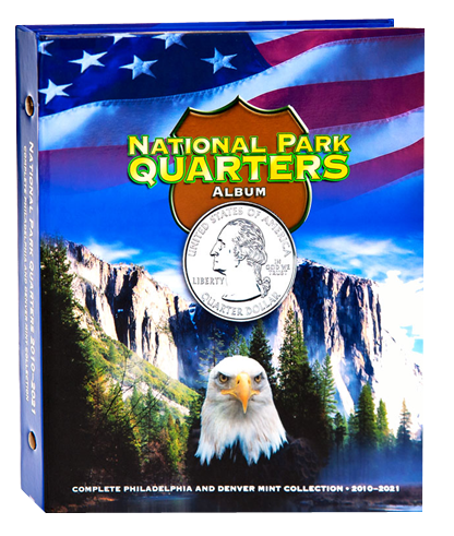 National Park Quarters Full Color Album P&D Mints