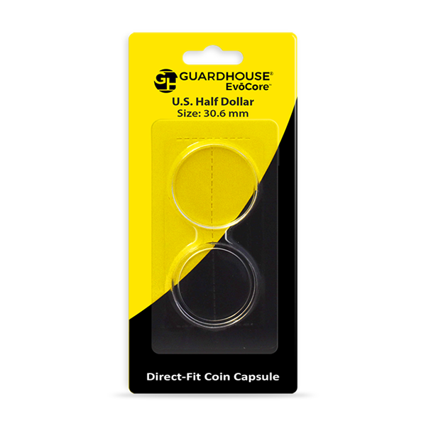 Half Dollar Direct Fit Guardhouse Capsule - Retail Card