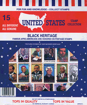 Black Heritage US -- 15 Stamps