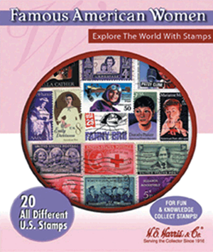 Famous American Women -- 20 Stamps