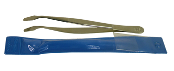 Angled Tip Tongs - 4 5/8"