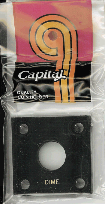 Capital Plastics 144 Coin Holder - Dime