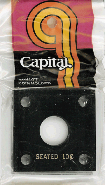 Capital Plastics 144 Coin Holder - Seated Liberty Dime