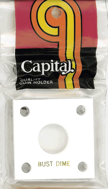 Capital Plastics 144 Coin Holder - Bust Dime