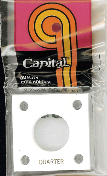 Capital Plastics 144 Coin Holder - Quarter