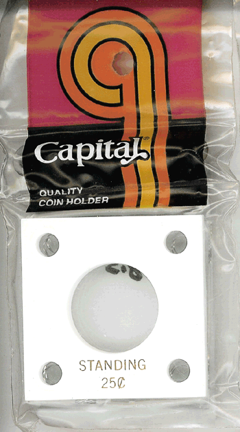 Capital Plastics 144 Coin Holder - Standing Liberty Quarter