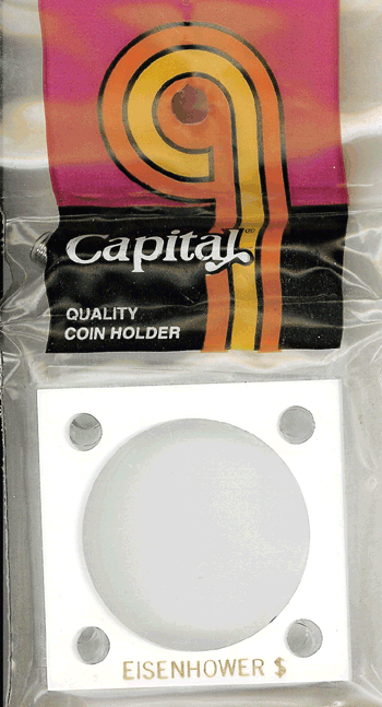 Capital Plastics 144 Coin Holder - Ike $