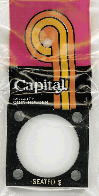 Capital Plastics 144 Coin Holder - Seated Liberty Dollar