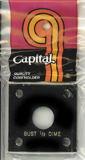 Capital Plastics 144 Coin Holder - Bust 1/2 Dime