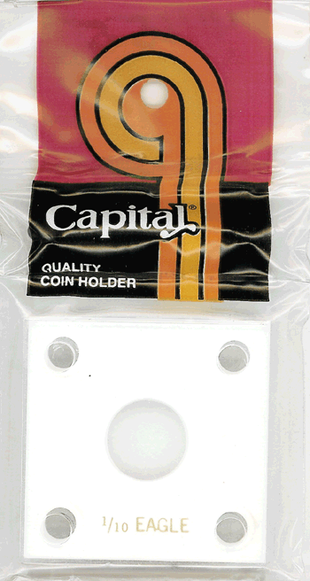 Capital Plastics 144 Coin Holder - 1/10 oz. Gold Eagle