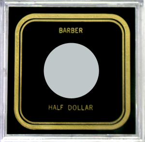 Capital Plastics VPX Coin Holder - Barber Half Dollar