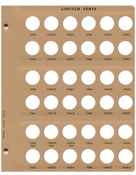 Lincoln Cents Replacement Page 3